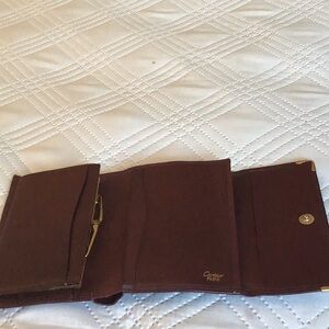 Cartier Dark Brown Leather Wallet